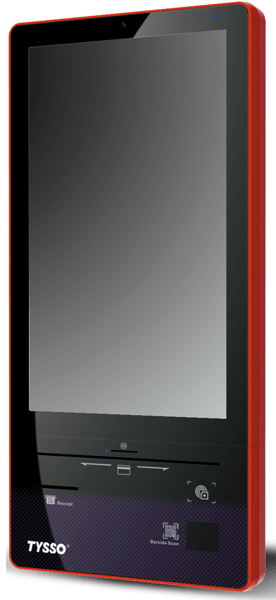 The Crimson Red Payment Kiosk